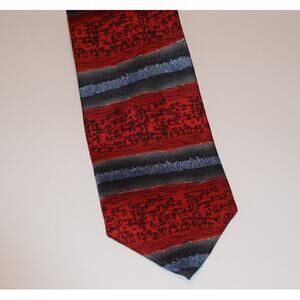 Rick Pitino Collection  Jimmy V Men's Multi-Color Abstract Necktie